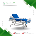Three Crank Manual Hospital Bed