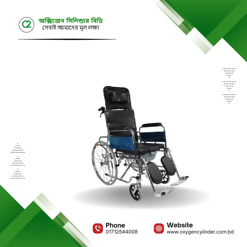 Kaiyang KY608GC Sleeping Wheelchair with Commode Price in Bangladesh | Reclining